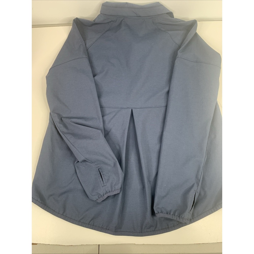 Columbia Women's Rain Jacket Size M Navy Blue Zip Up Waterproof - Picture 6 of 9